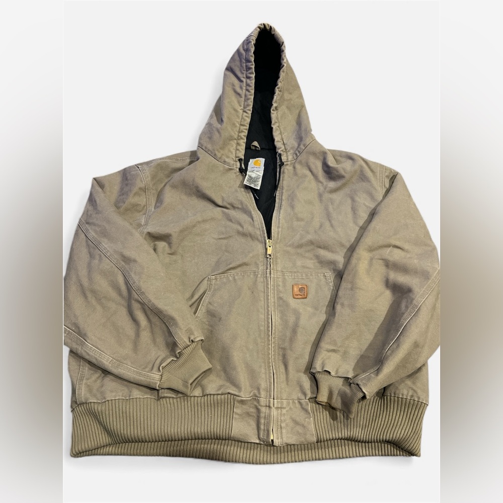 Vintage hooded Carhartt insulated jacket 2XL #J130
